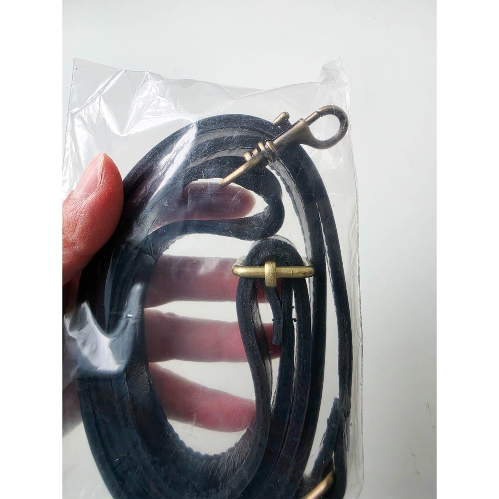 "Sophie" Retro Leather Kisslock Handbag in black by Taschenkinder - Picture 8 of 8